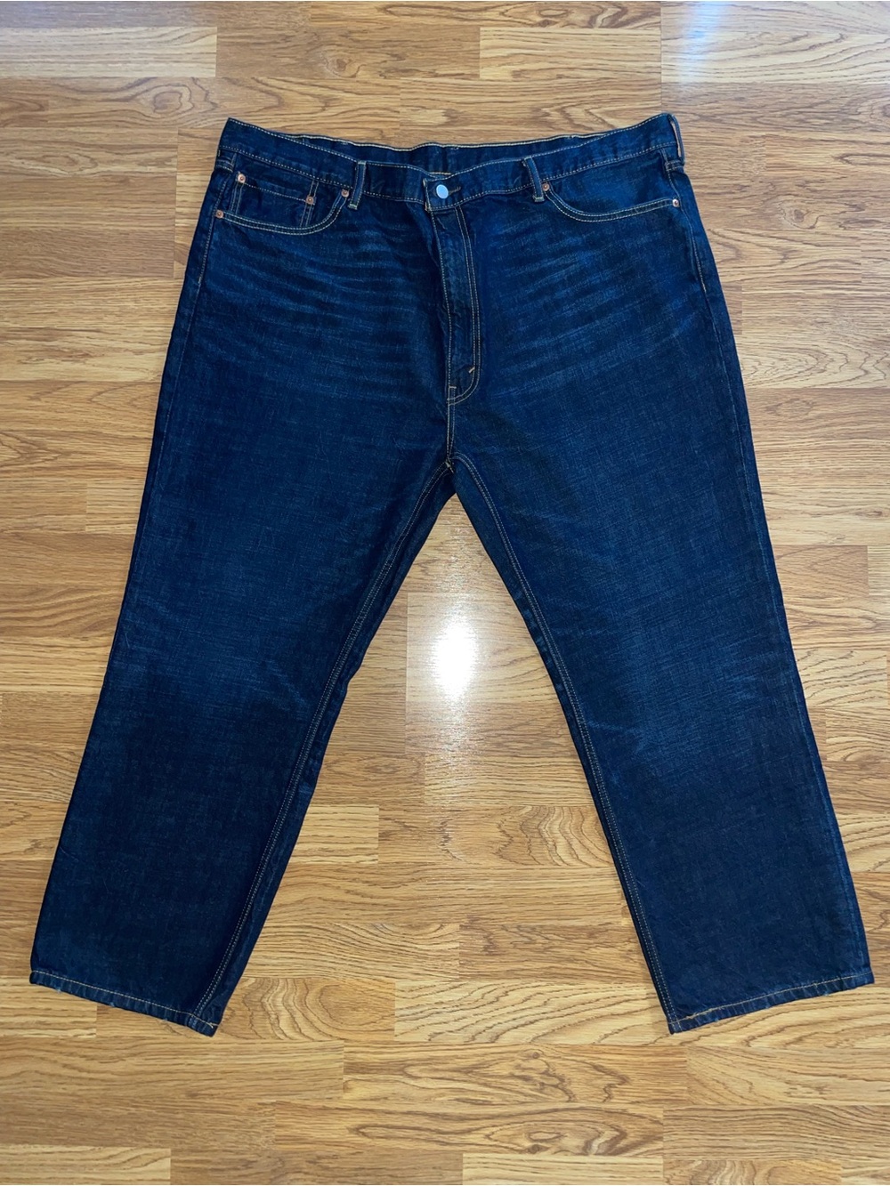 Levi’s 559 Relaxed Fit Straight Jeans Men’s Size 48x30 Dark Denim 100% Cotton
